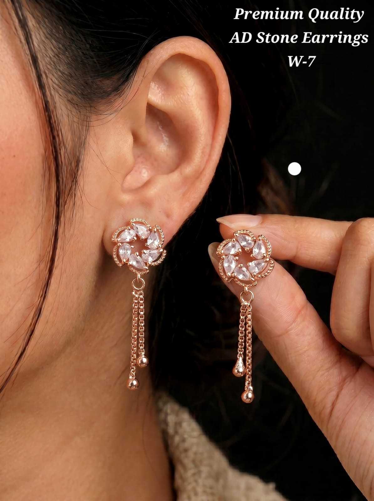 YNF Wholesale Brass Fancy Earrings  | Surat Manufacturer