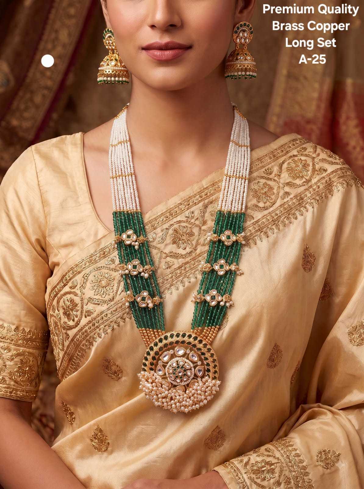 YNF Wholesale Brass Fancy Mala Necklaces  | Surat Manufacturer
