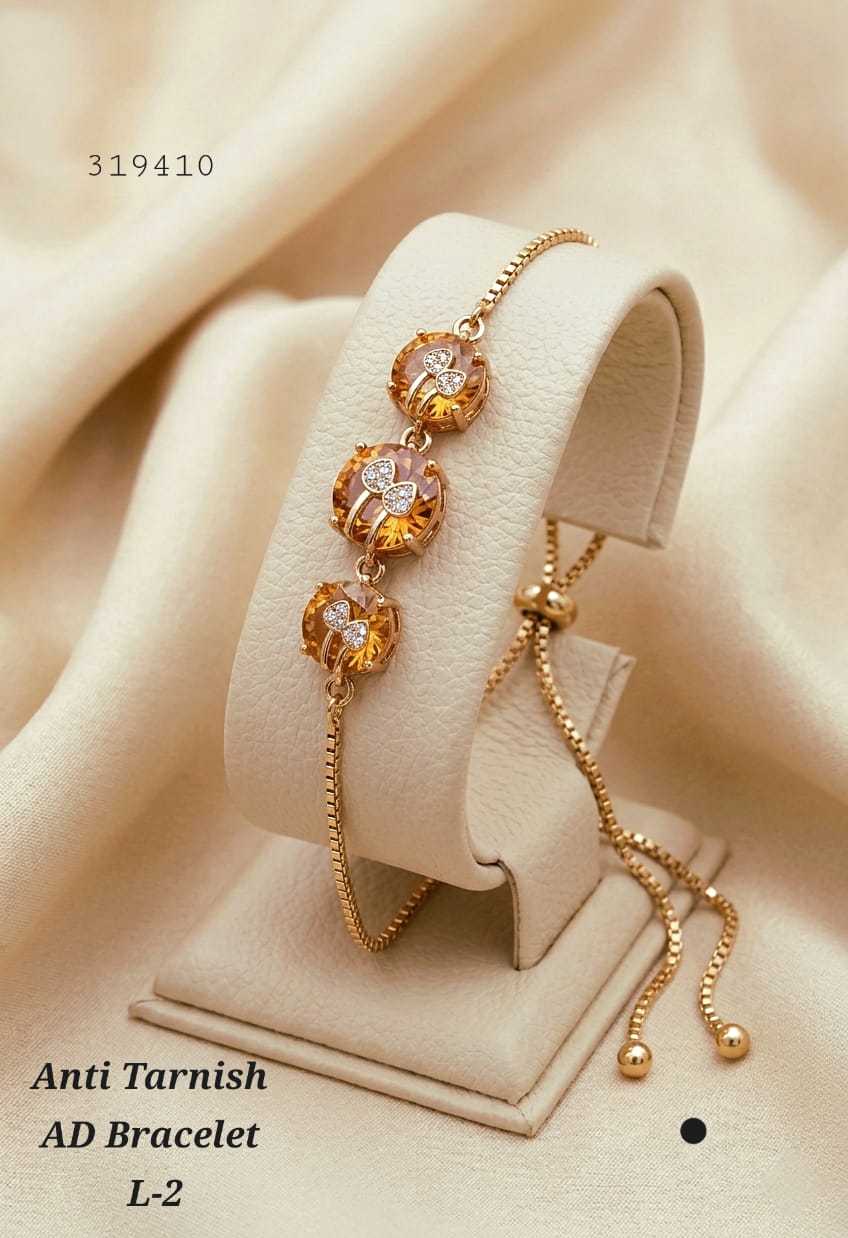 YNF Wholesale Brass Golden Bracelet  | Surat Manufacturer