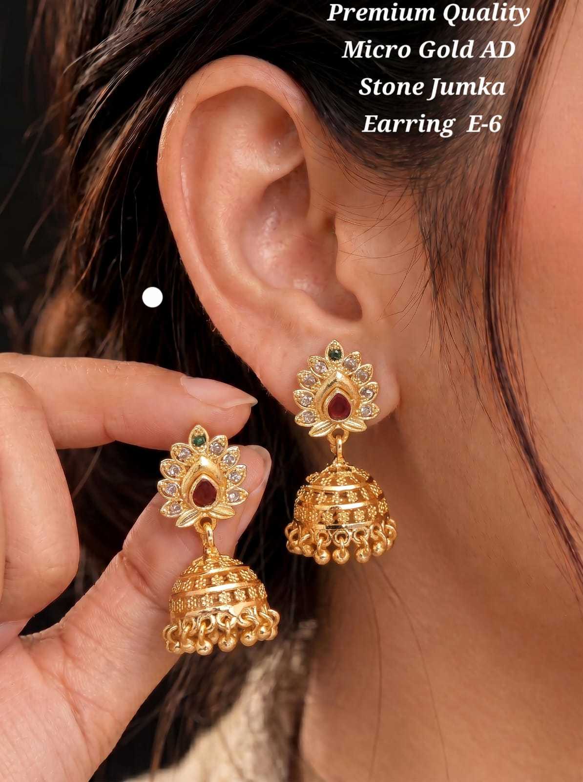 YNF Wholesale Brass Jhumka Earrings  | Surat Manufacturer