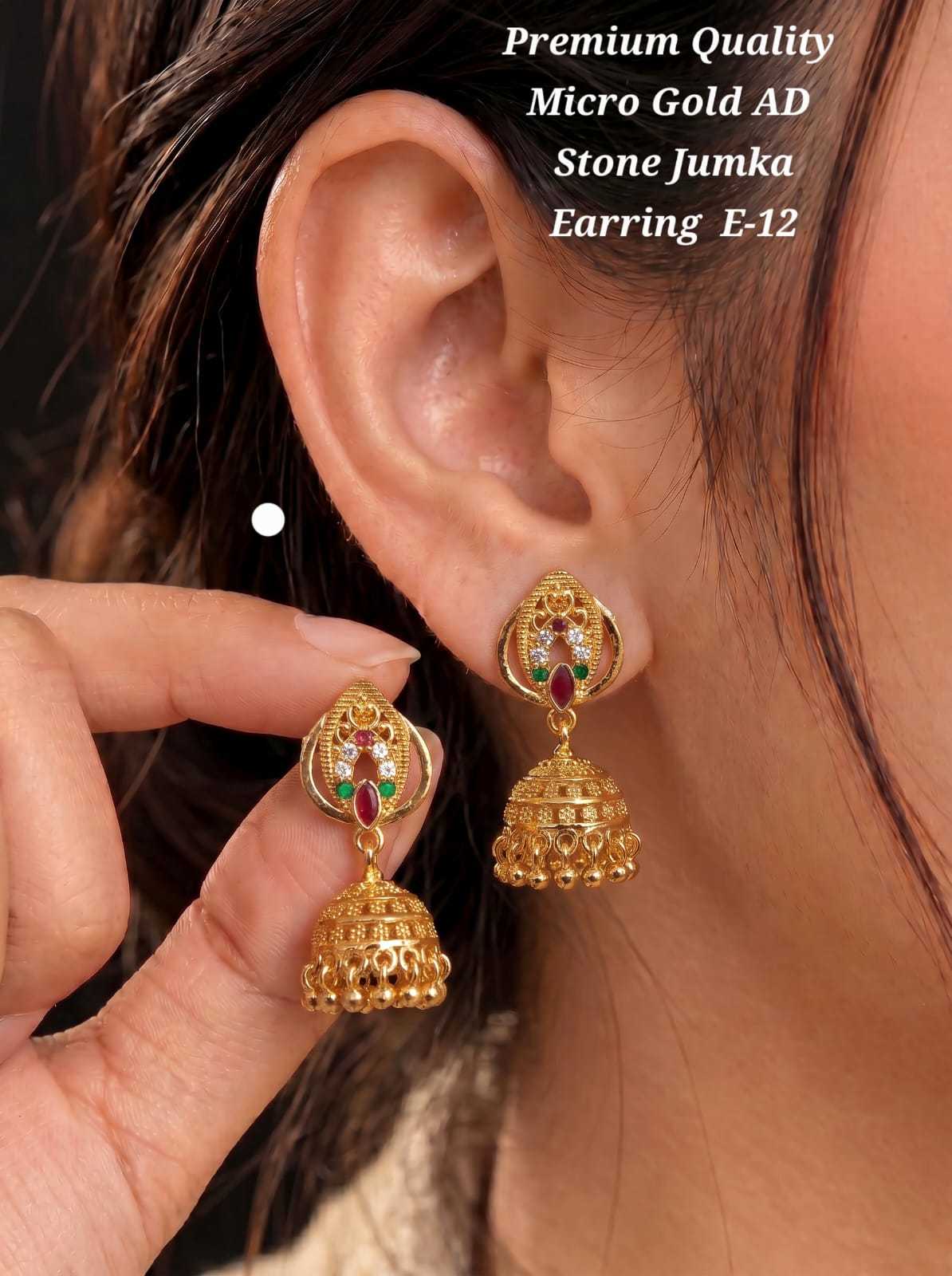 YNF Wholesale Brass Jhumka Earrings  | Surat Manufacturer