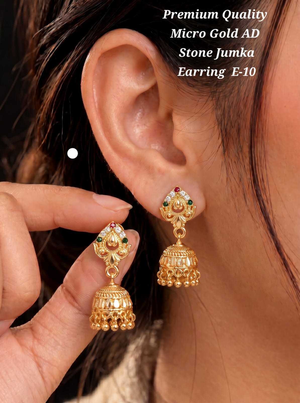 YNF Wholesale Brass Jhumka Earrings  | Surat Manufacturer