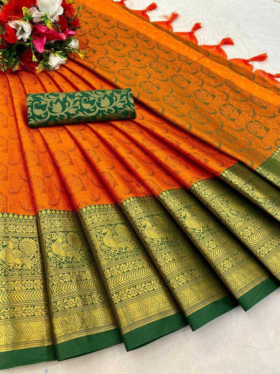YNF Wholesale Soft Cotton Silk Traditional Silk Sarees  | Surat Manufacturer