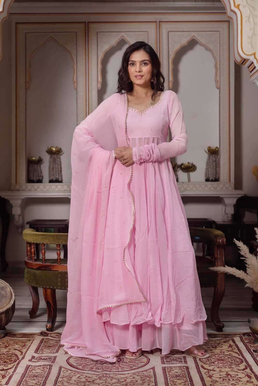YNF Wholesale Faux Georgette Georgette Suit  | Surat Manufacturer