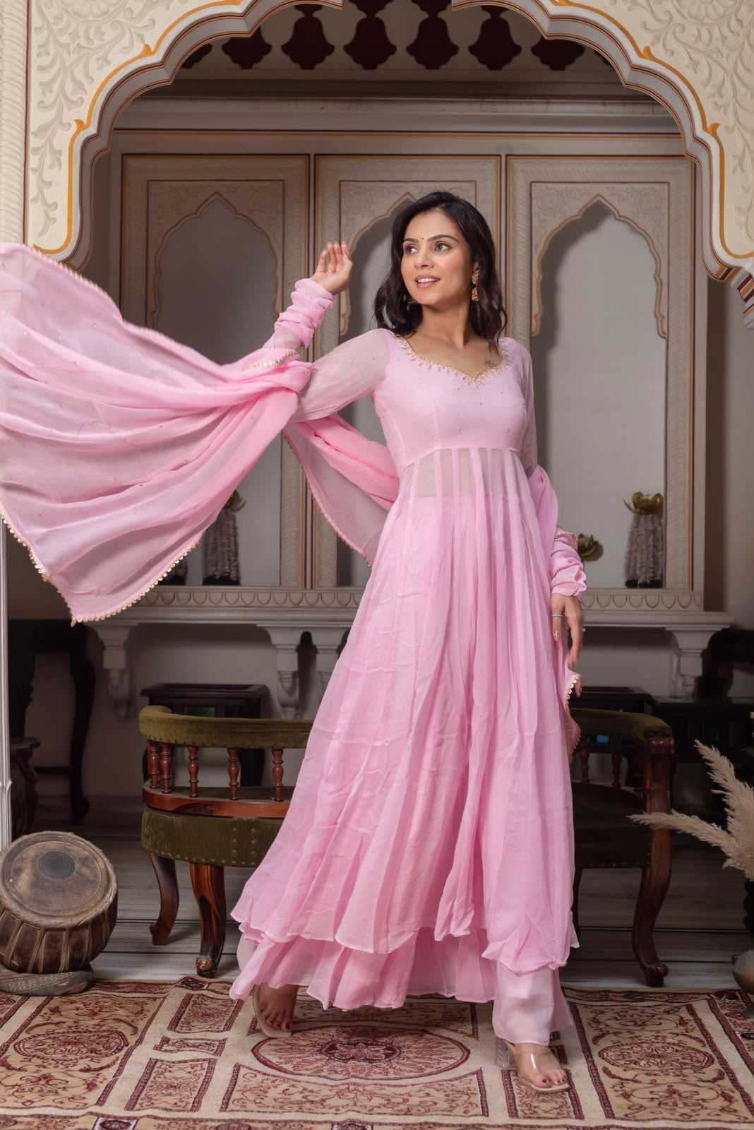 YNF Wholesale Faux Georgette Georgette Suit  | Surat Manufacturer