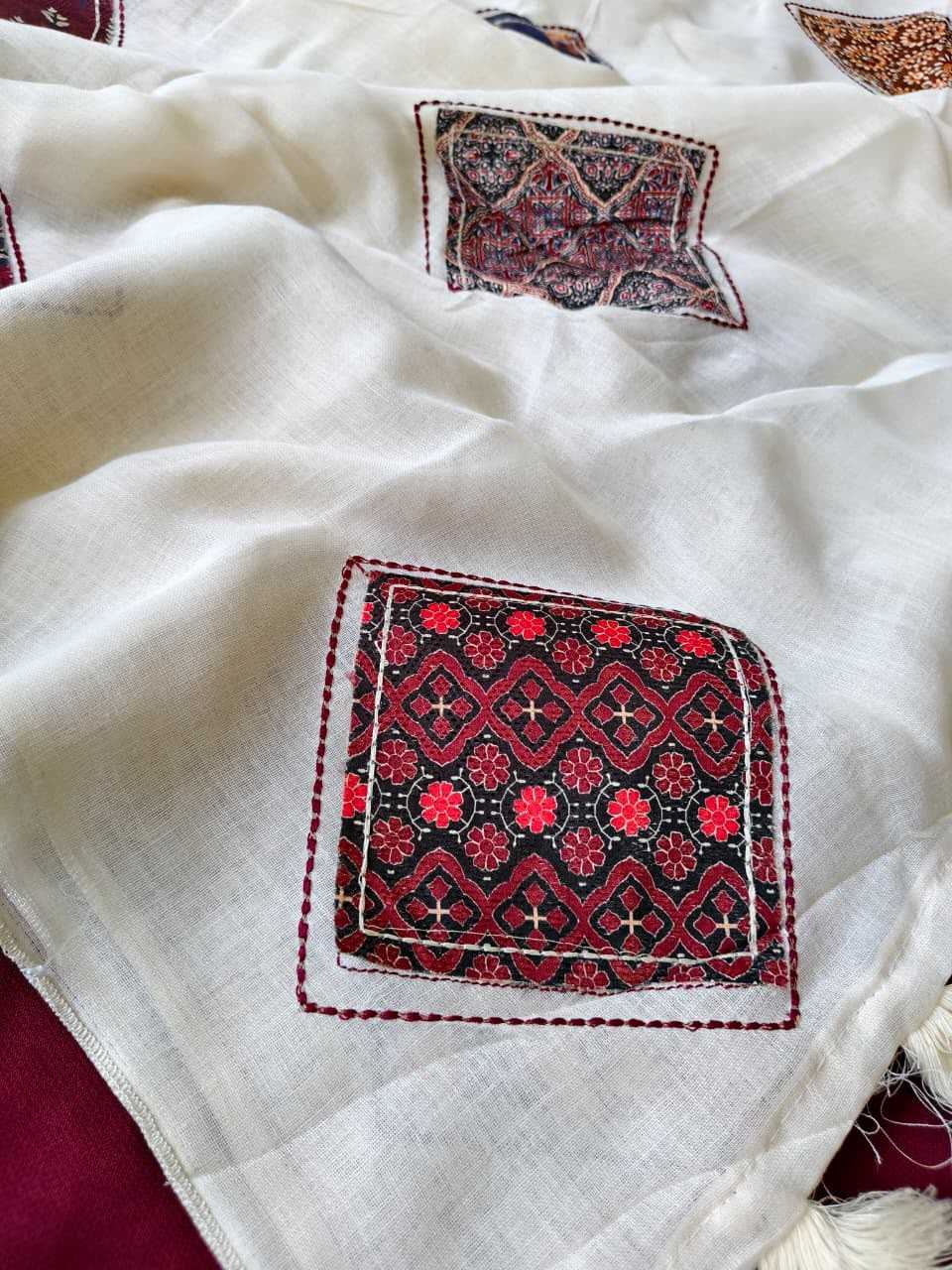 YNF Wholesale Linen White Sarees  | Surat Manufacturer