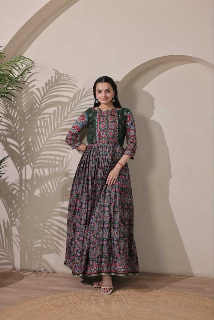 YNF Wholesale Silk Party Gowns  | Surat Manufacturer