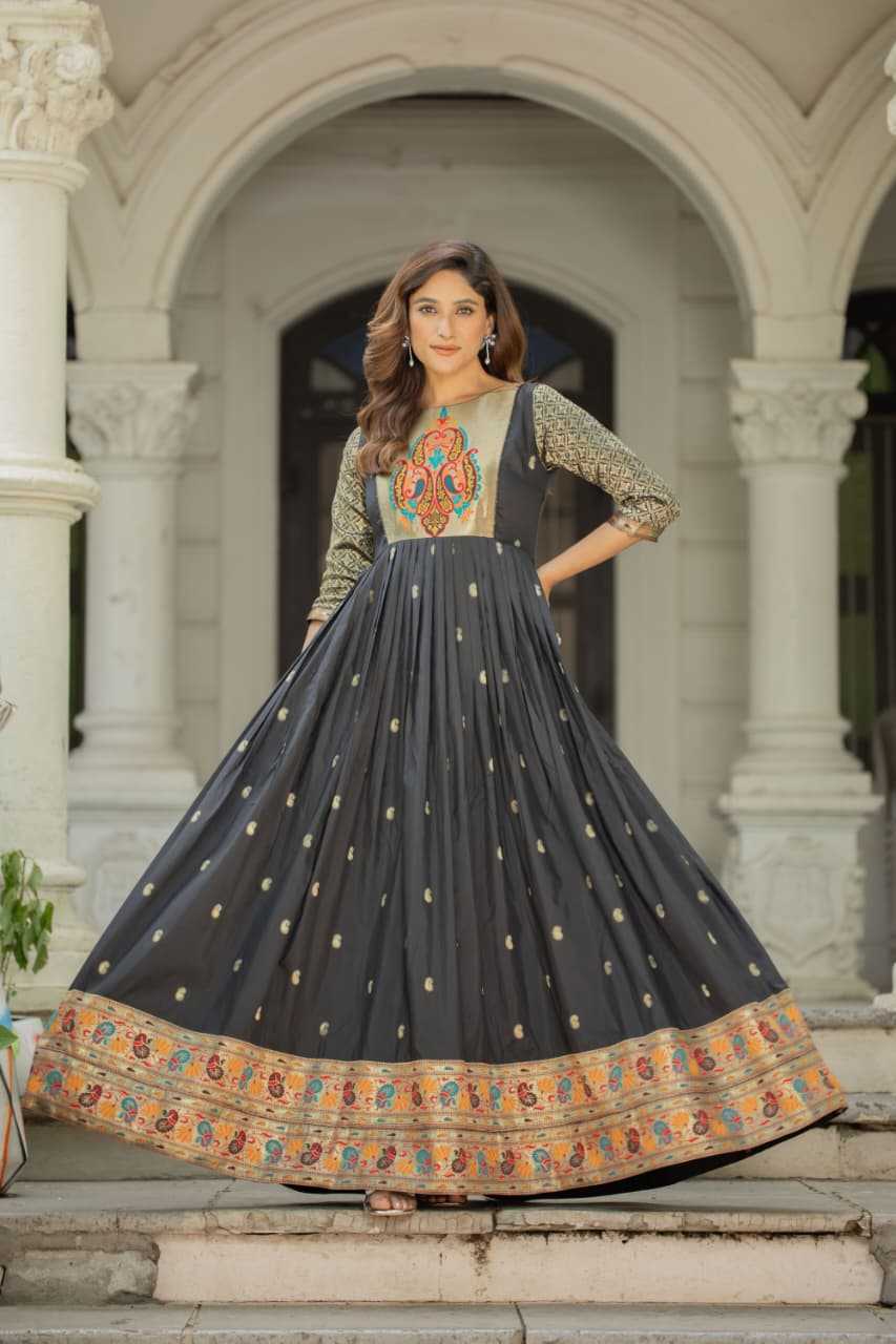 YNF Wholesale Soft Silk Party Gowns  | Surat Manufacturer