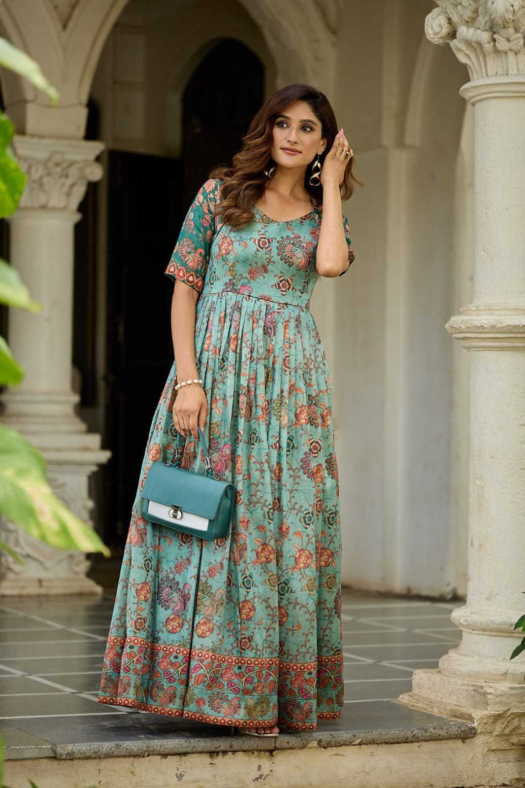 YNF Wholesale Silk Party Gowns  | Surat Manufacturer