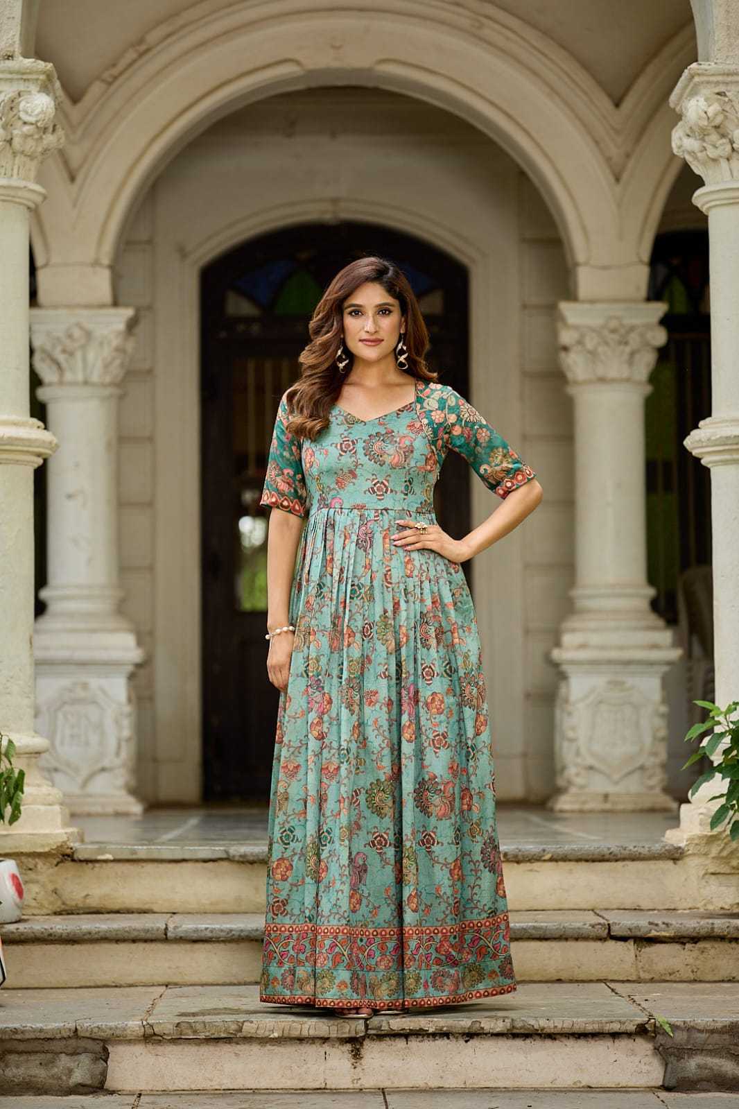 YNF Wholesale Silk Party Gowns  | Surat Manufacturer