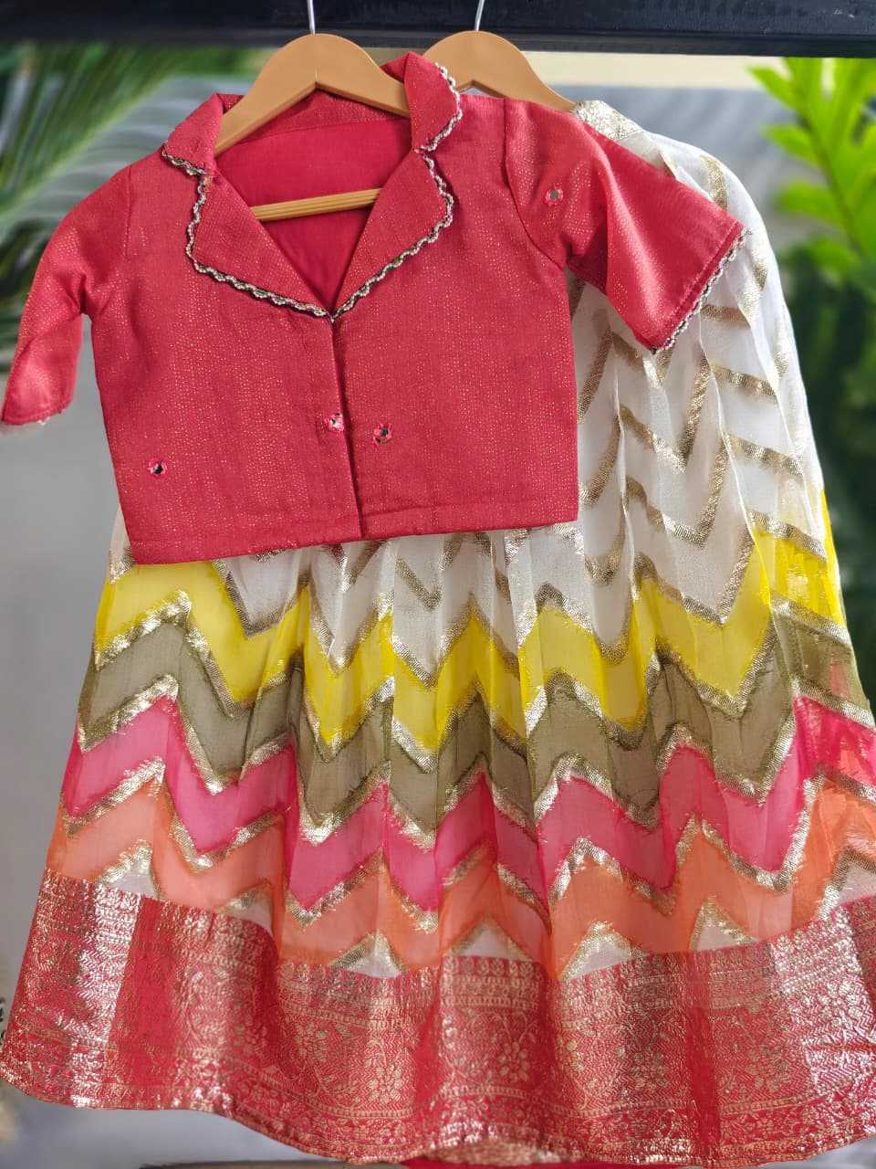 YNF Wholesale Pure Viscos Kids Lehenga  | Surat Manufacturer