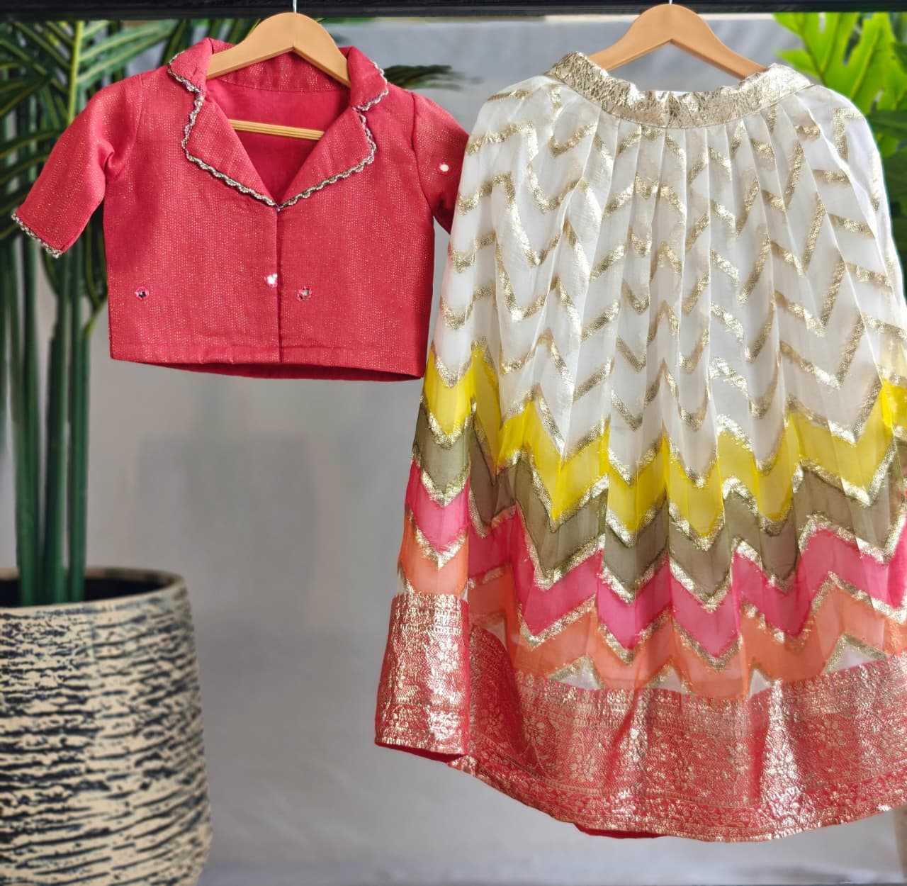 YNF Wholesale Pure Viscos Kids Lehenga  | Surat Manufacturer