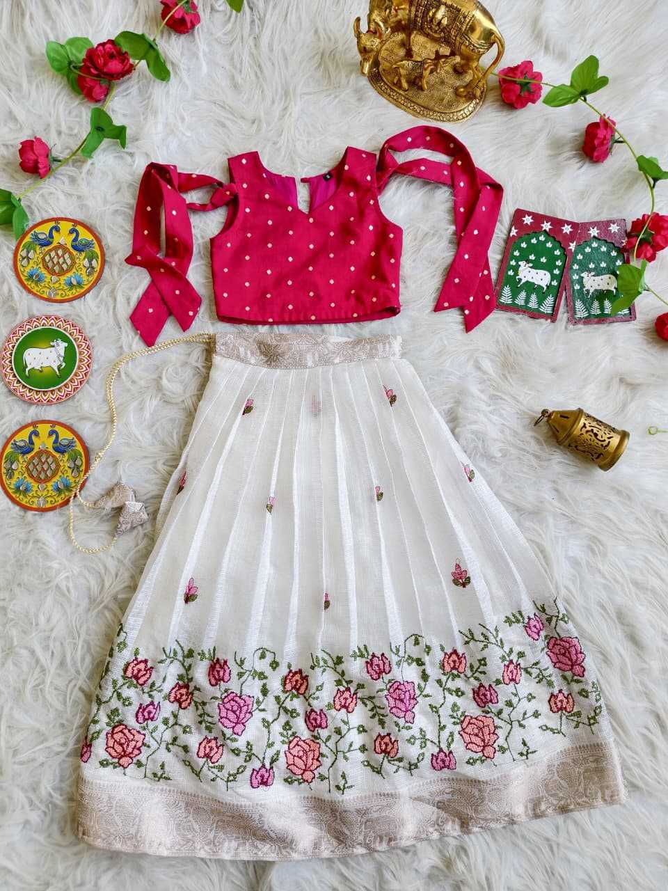 YNF Wholesale Soft Kota Kids Lehenga  | Surat Manufacturer