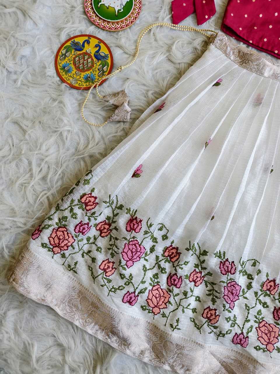 YNF Wholesale Soft Kota Kids Lehenga  | Surat Manufacturer