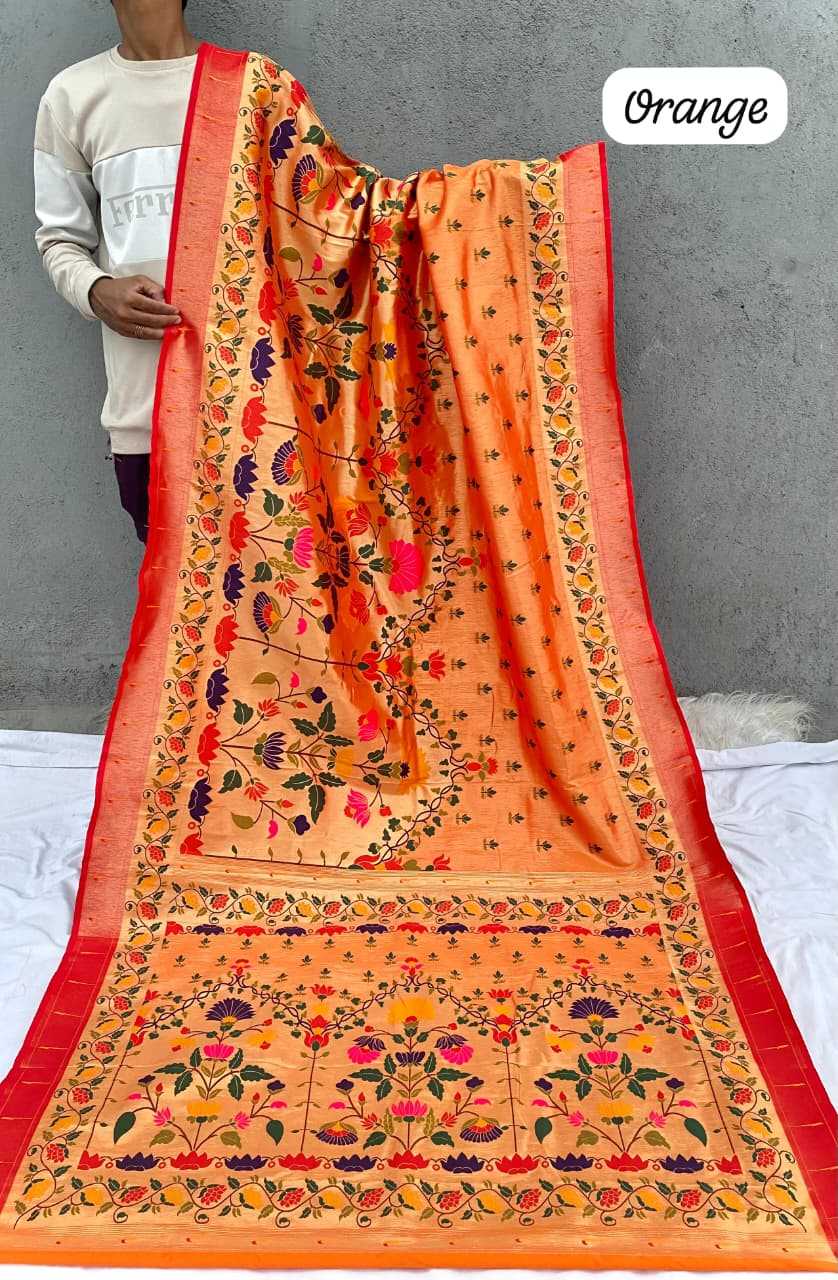 YNF Wholesale Paithani Silk Paithani Sarees  | Surat Manufacturer