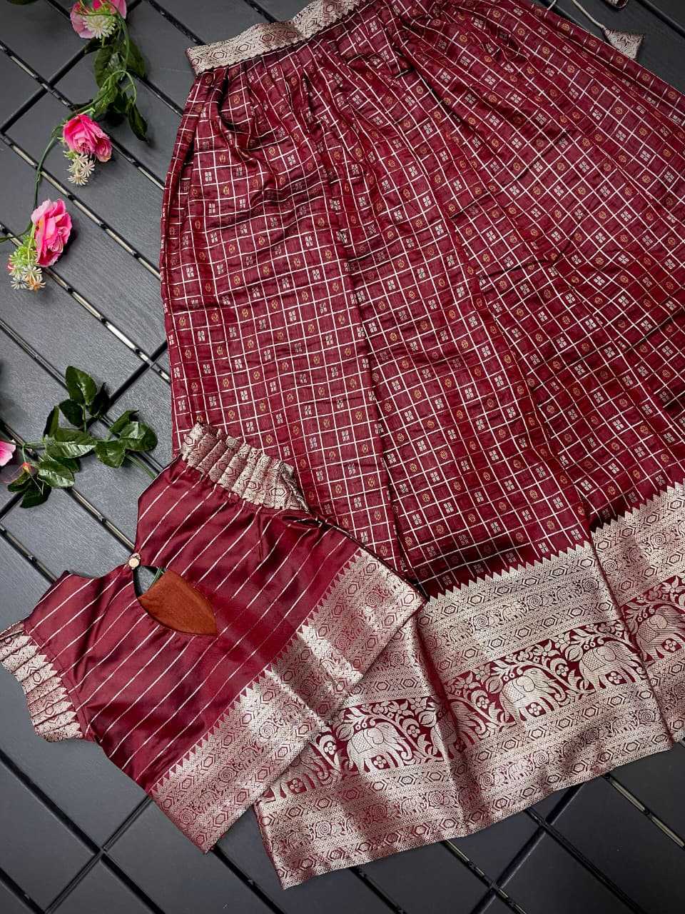 YNF Wholesale Soft Silk Kids Lehenga  | Surat Manufacturer