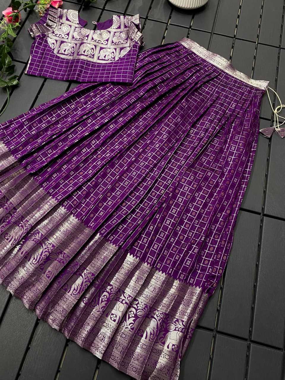 YNF Wholesale Soft Silk Kids Lehenga  | Surat Manufacturer