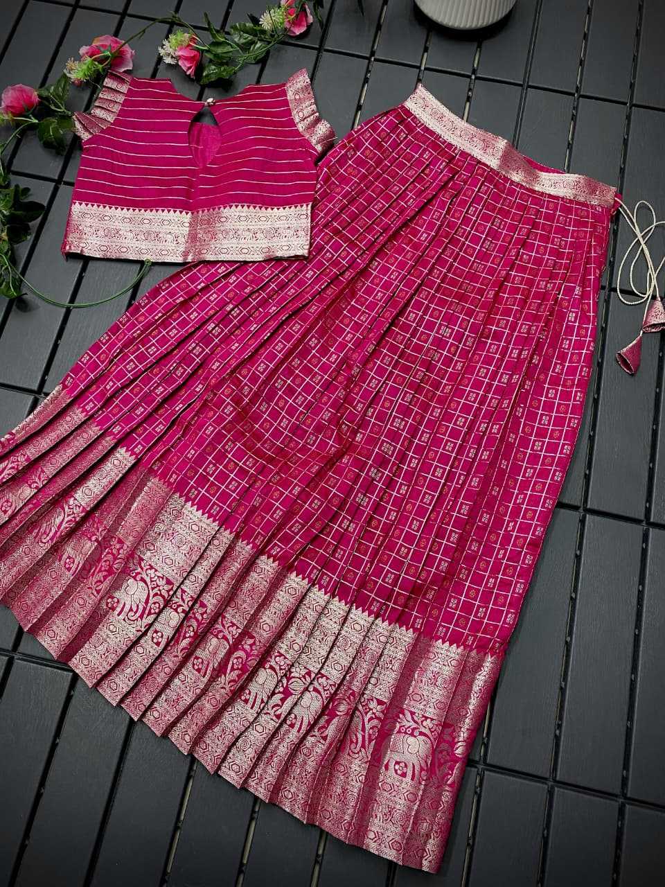 YNF Wholesale Soft Silk Kids Lehenga  | Surat Manufacturer