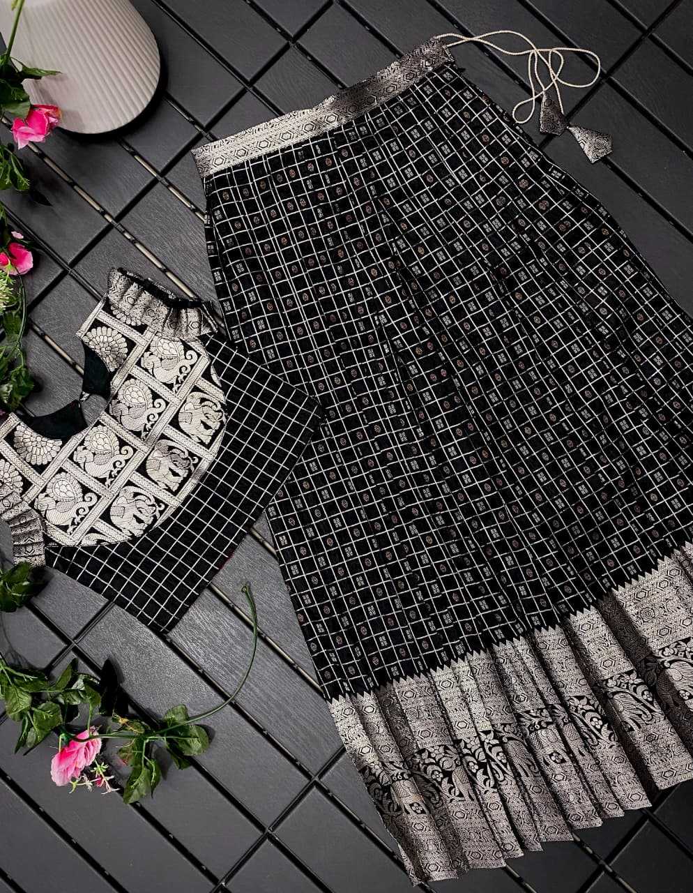 YNF Wholesale Soft Silk Kids Lehenga  | Surat Manufacturer