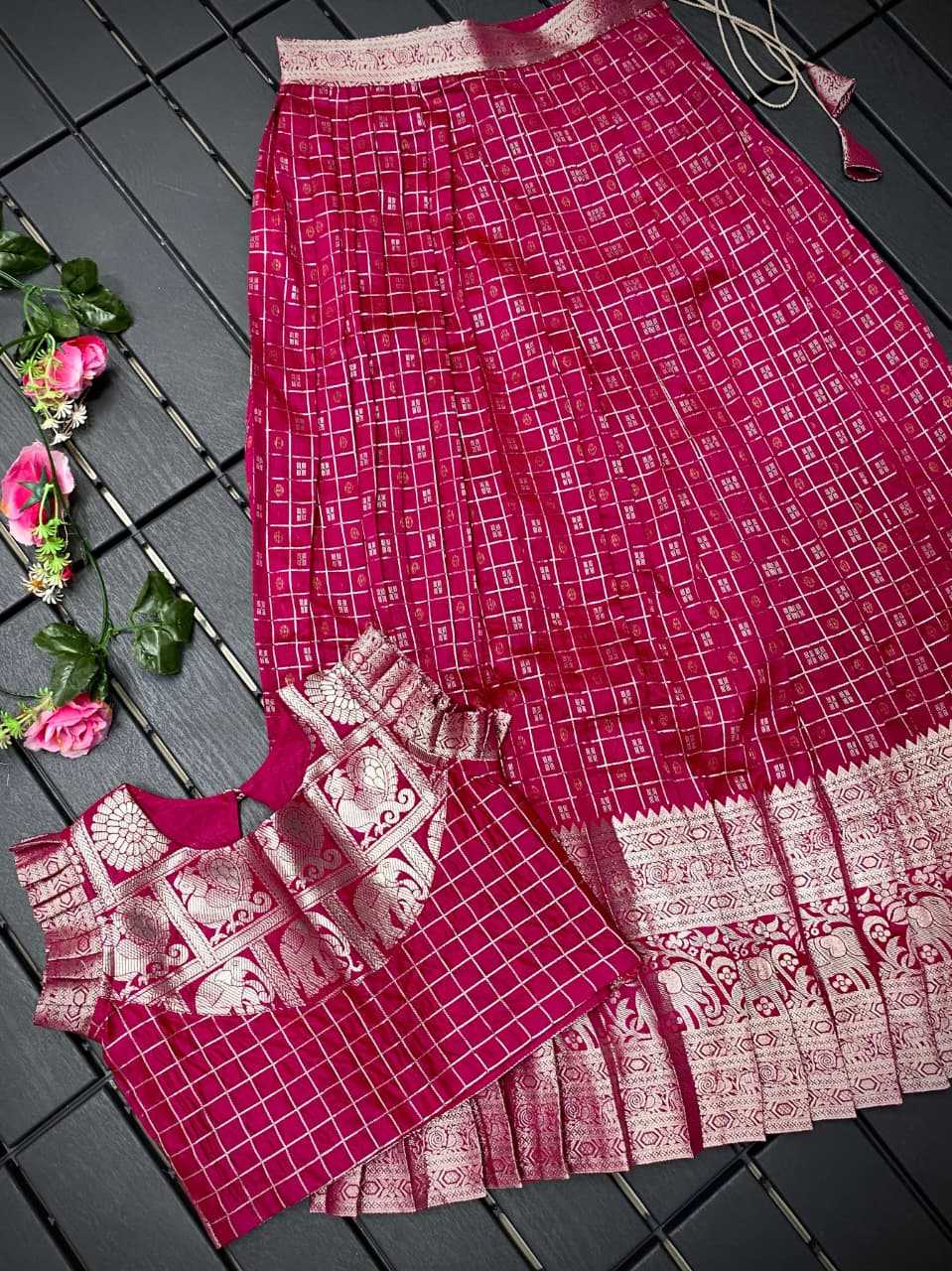 YNF Wholesale Soft Silk Kids Lehenga  | Surat Manufacturer