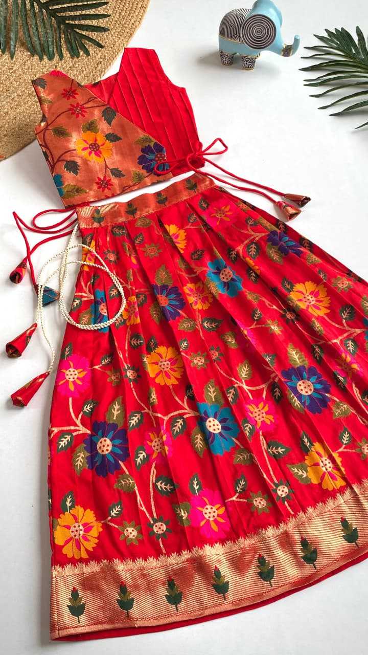YNF Wholesale Silk Kids Lehenga  | Surat Manufacturer