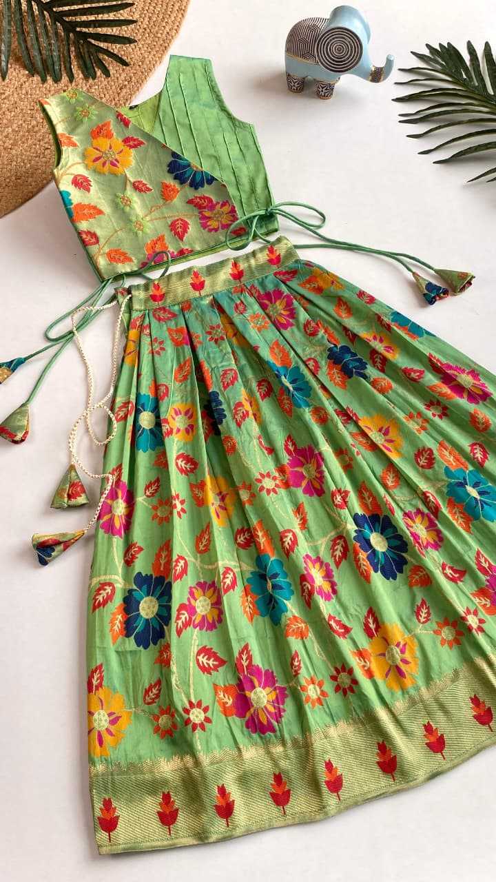 YNF Wholesale Silk Kids Lehenga  | Surat Manufacturer