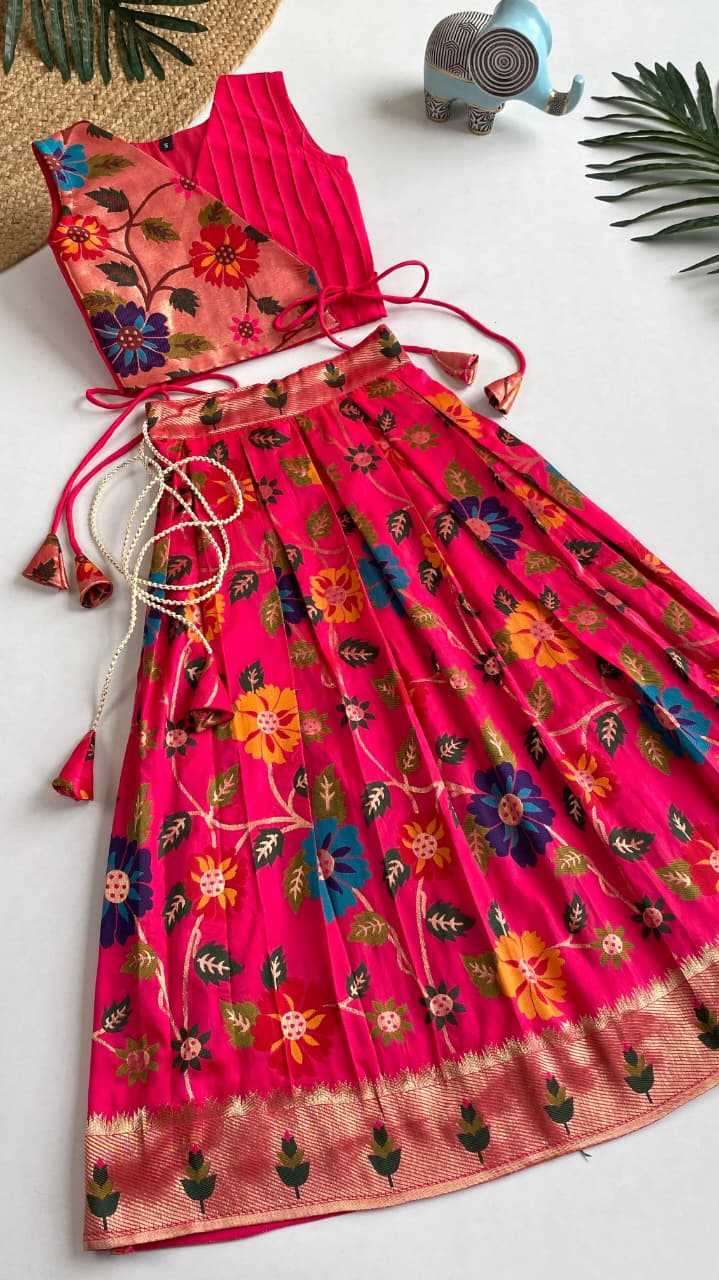 YNF Wholesale Silk Kids Lehenga  | Surat Manufacturer