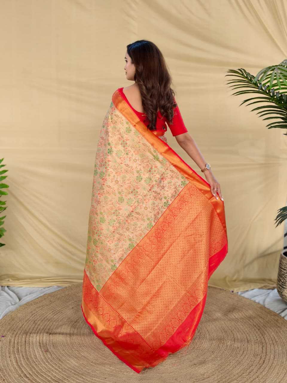 YNF Wholesale Kanjivaram Silk Zari Border Silk Sarees  | Surat Manufacturer