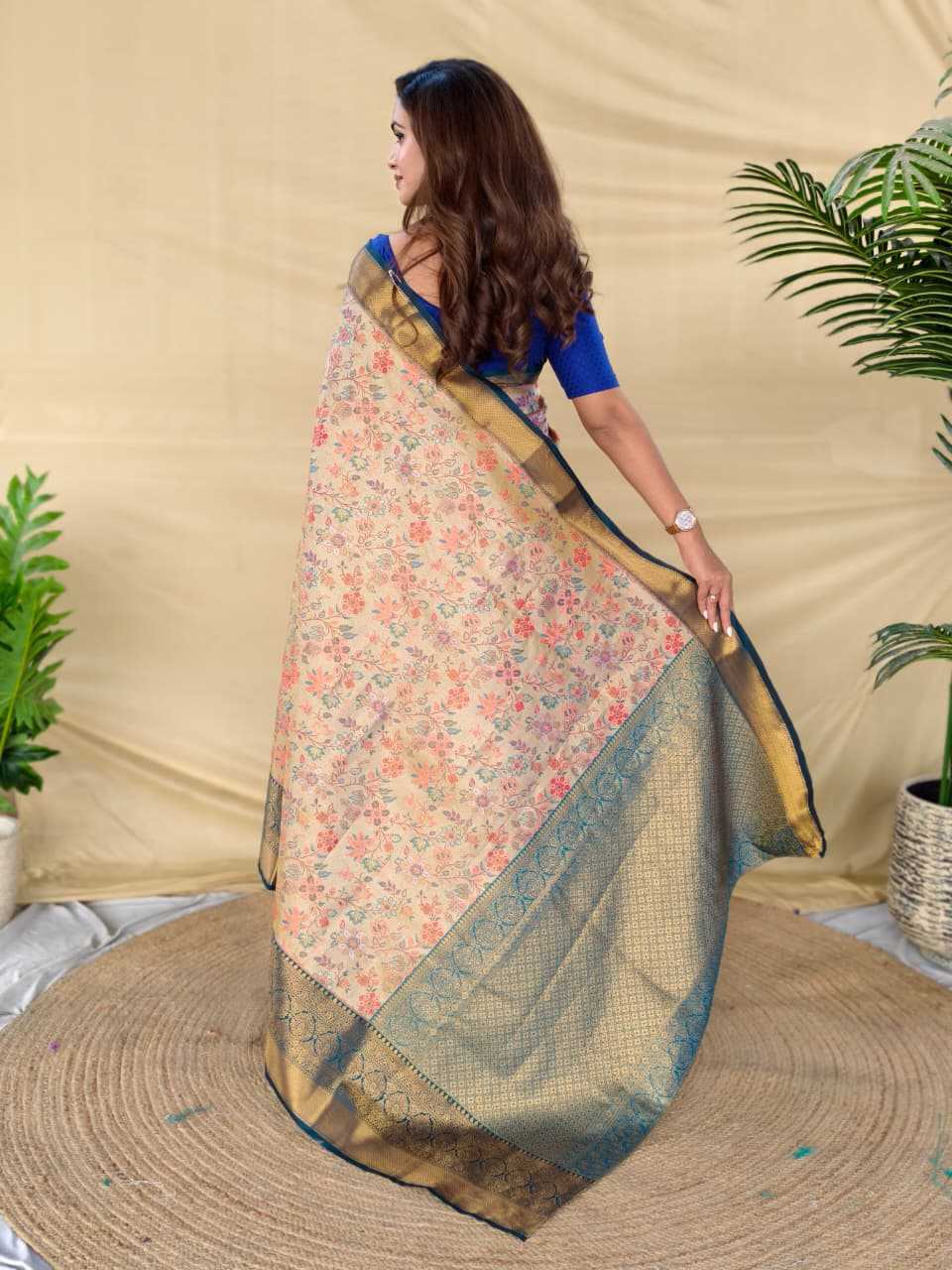 YNF Wholesale Kanjivaram Silk Zari Border Silk Sarees  | Surat Manufacturer