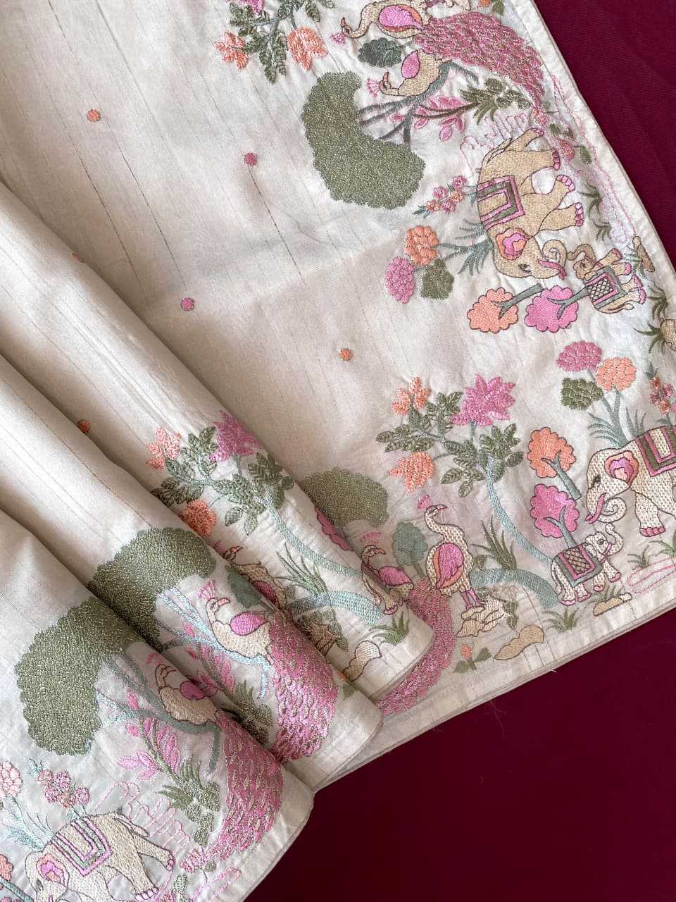 YNF Wholesale Tussar Silk Designer Sarees  | Surat Manufacturer