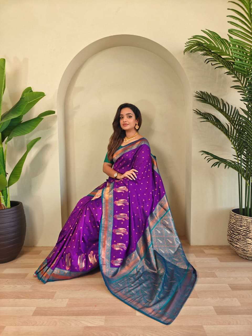 YNF Wholesale Paithani Silk Soft Silk Sarees  | Surat Manufacturer
