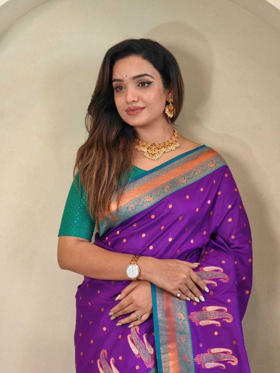 YNF Wholesale Paithani Silk Soft Silk Sarees  | Surat Manufacturer