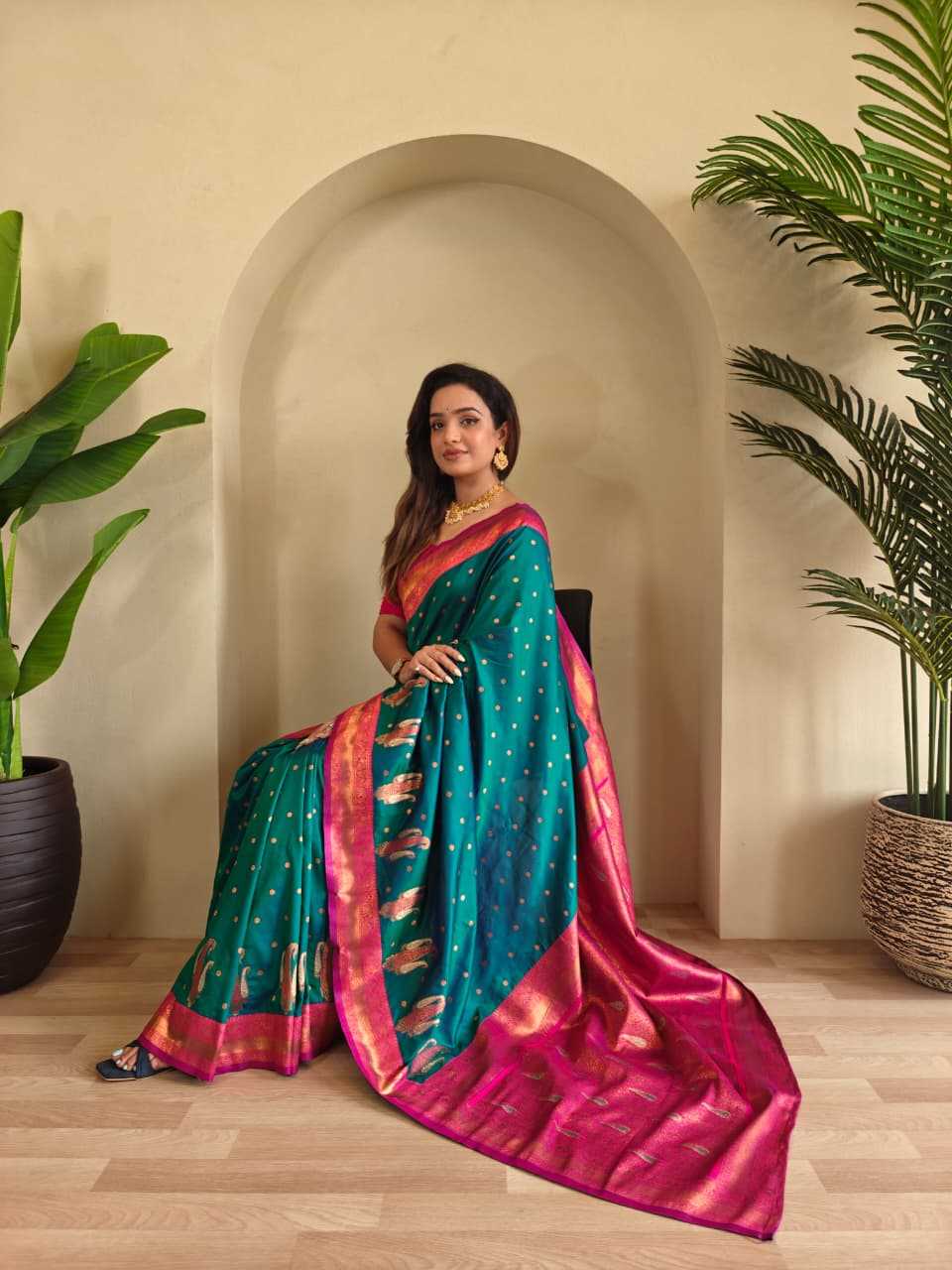 YNF Wholesale Paithani Silk Soft Silk Sarees  | Surat Manufacturer