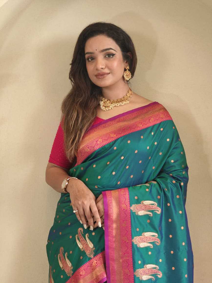 YNF Wholesale Paithani Silk Soft Silk Sarees  | Surat Manufacturer