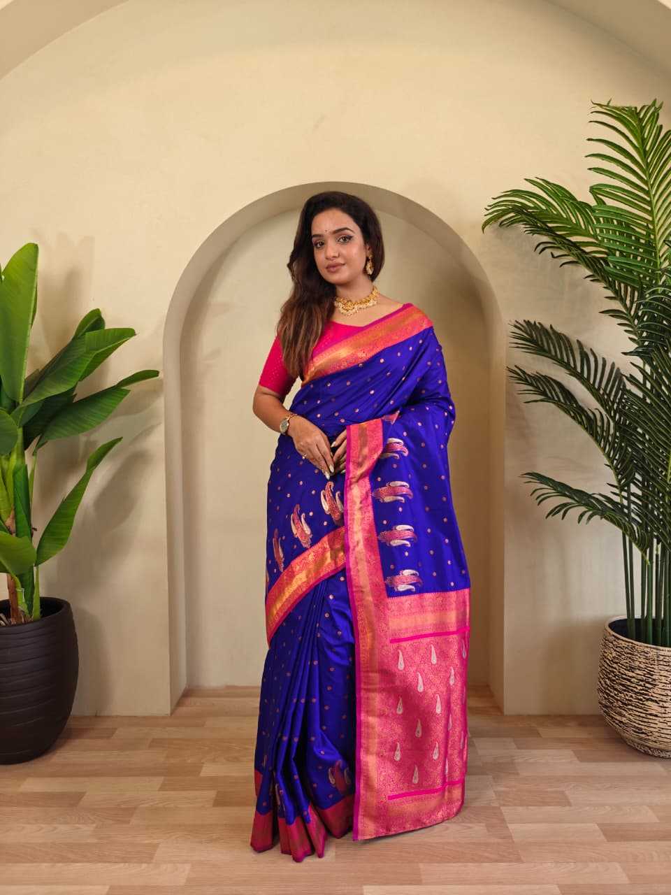 YNF Wholesale Paithani Silk Soft Silk Sarees  | Surat Manufacturer