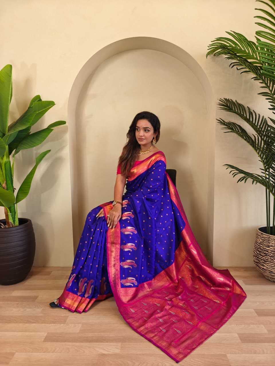 YNF Wholesale Paithani Silk Soft Silk Sarees  | Surat Manufacturer