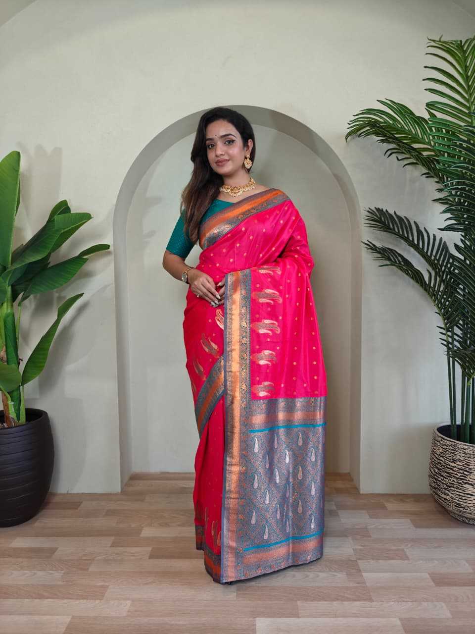 YNF Wholesale Paithani Silk Soft Silk Sarees  | Surat Manufacturer