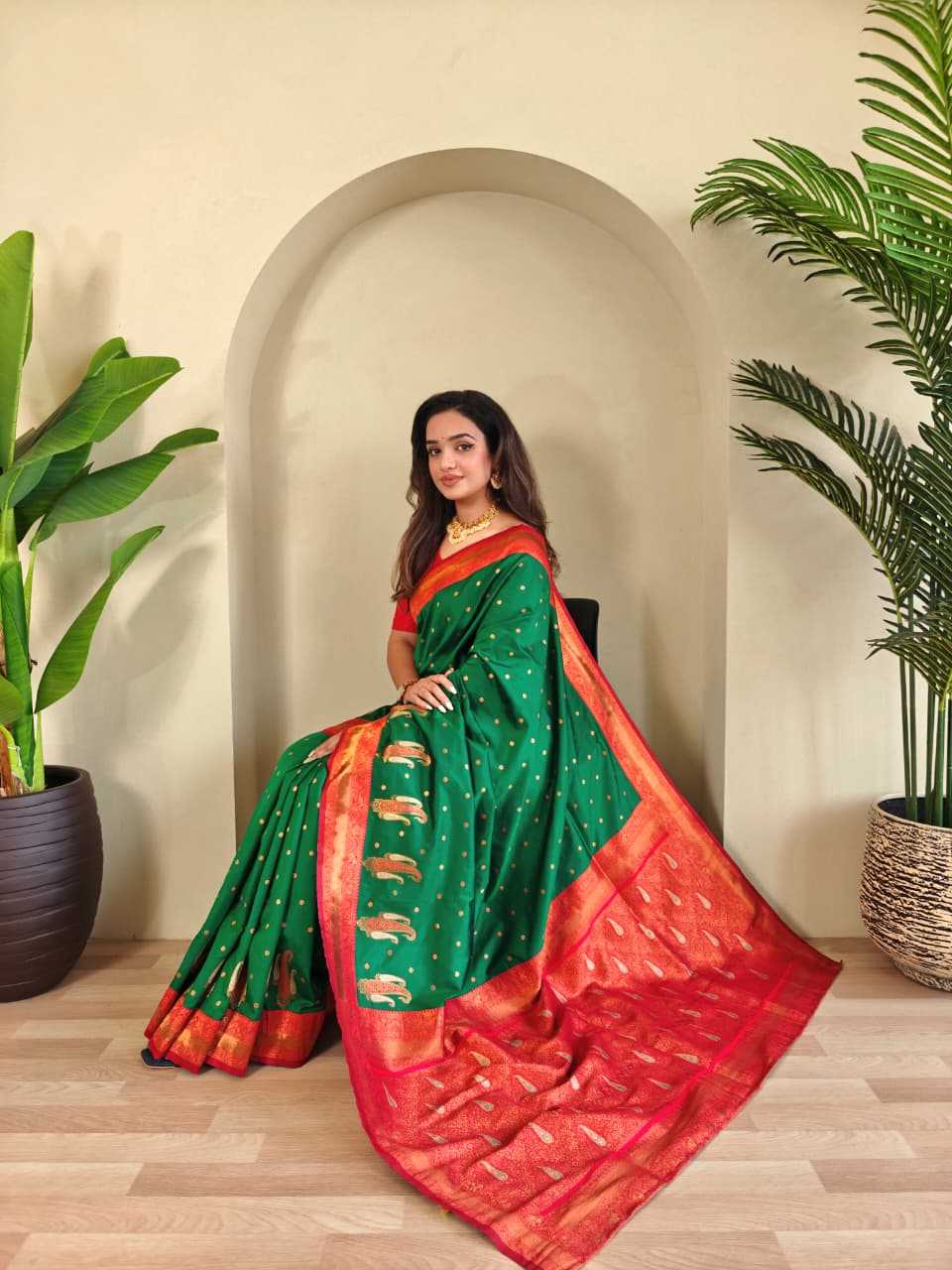 YNF Wholesale Paithani Silk Soft Silk Sarees  | Surat Manufacturer