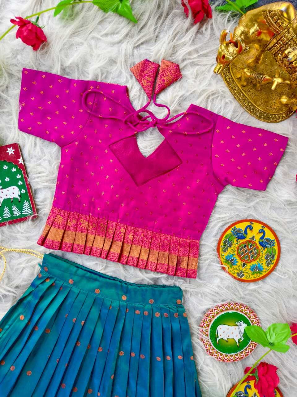 YNF Wholesale Soft Silk Kids Lehenga  | Surat Manufacturer
