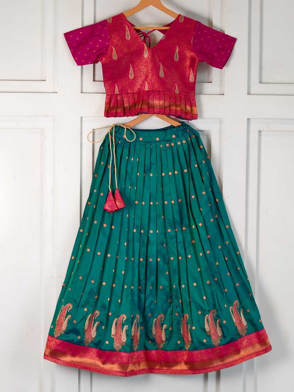 YNF Wholesale Soft Silk Kids Lehenga  | Surat Manufacturer