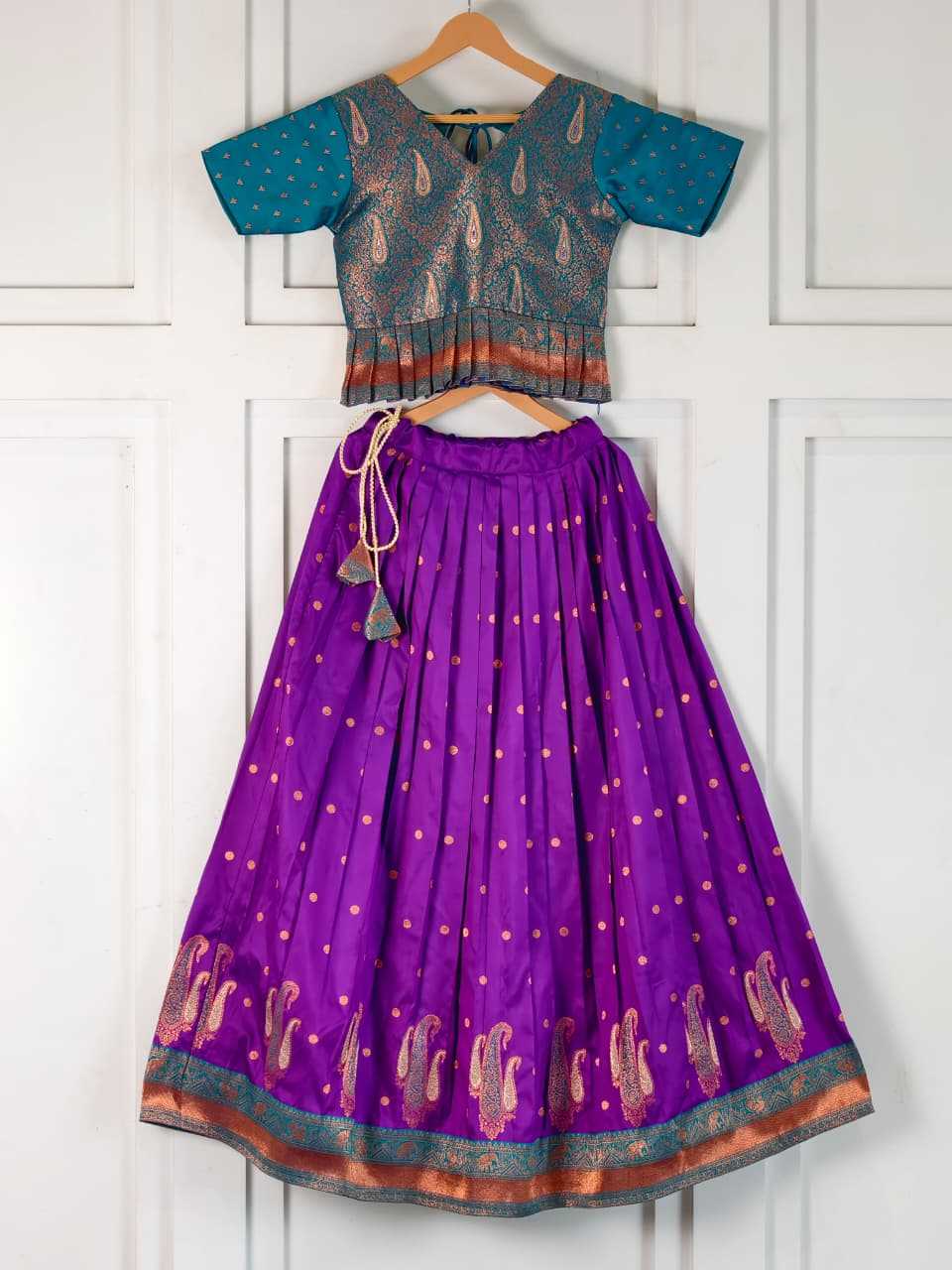 YNF Wholesale Soft Silk Kids Lehenga  | Surat Manufacturer