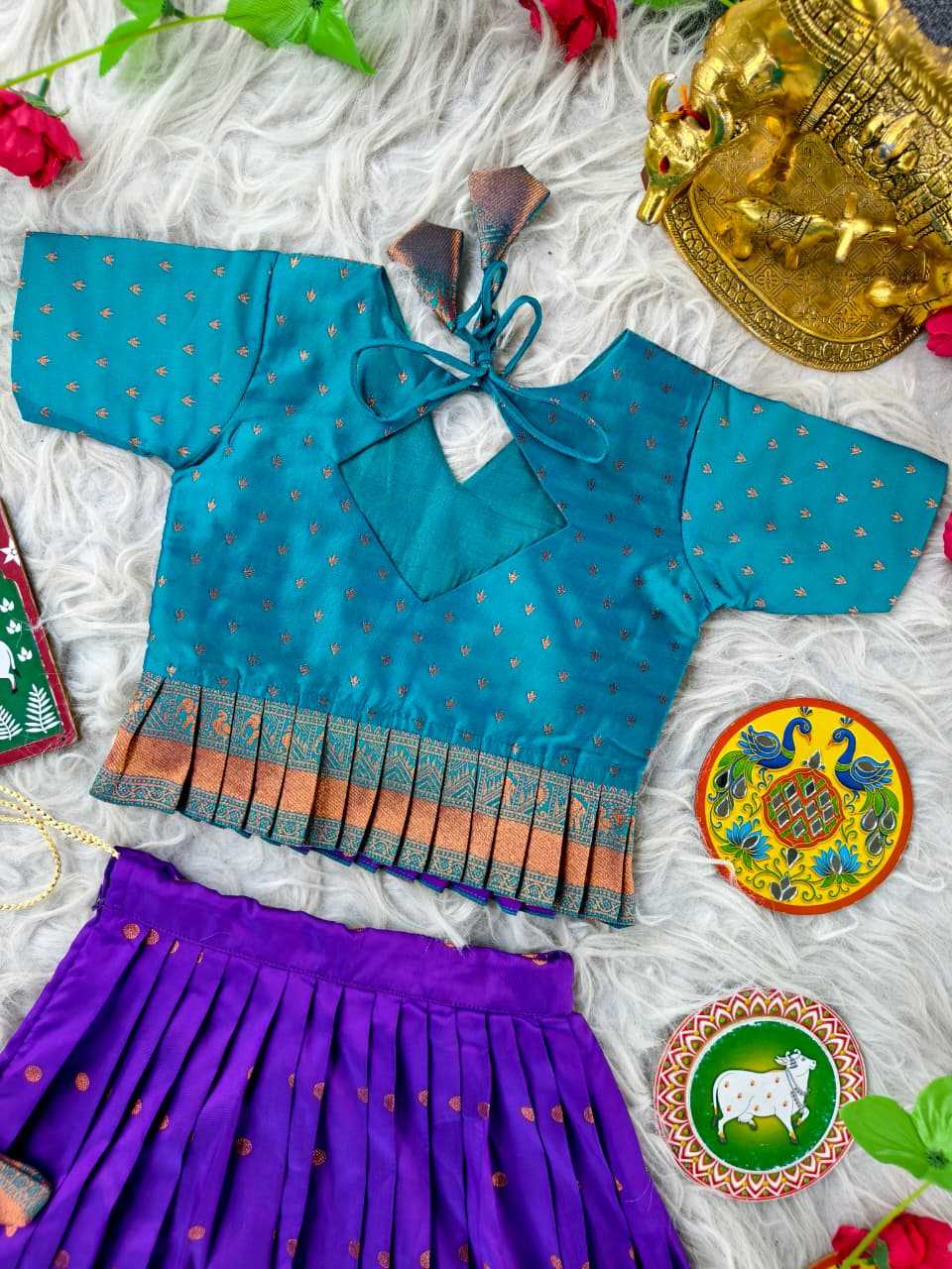 YNF Wholesale Soft Silk Kids Lehenga  | Surat Manufacturer