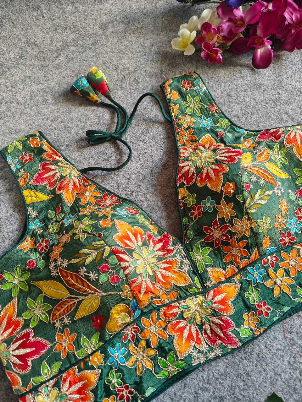 YNF Wholesale Cotton V-Neck Blouses  | Surat Manufacturer
