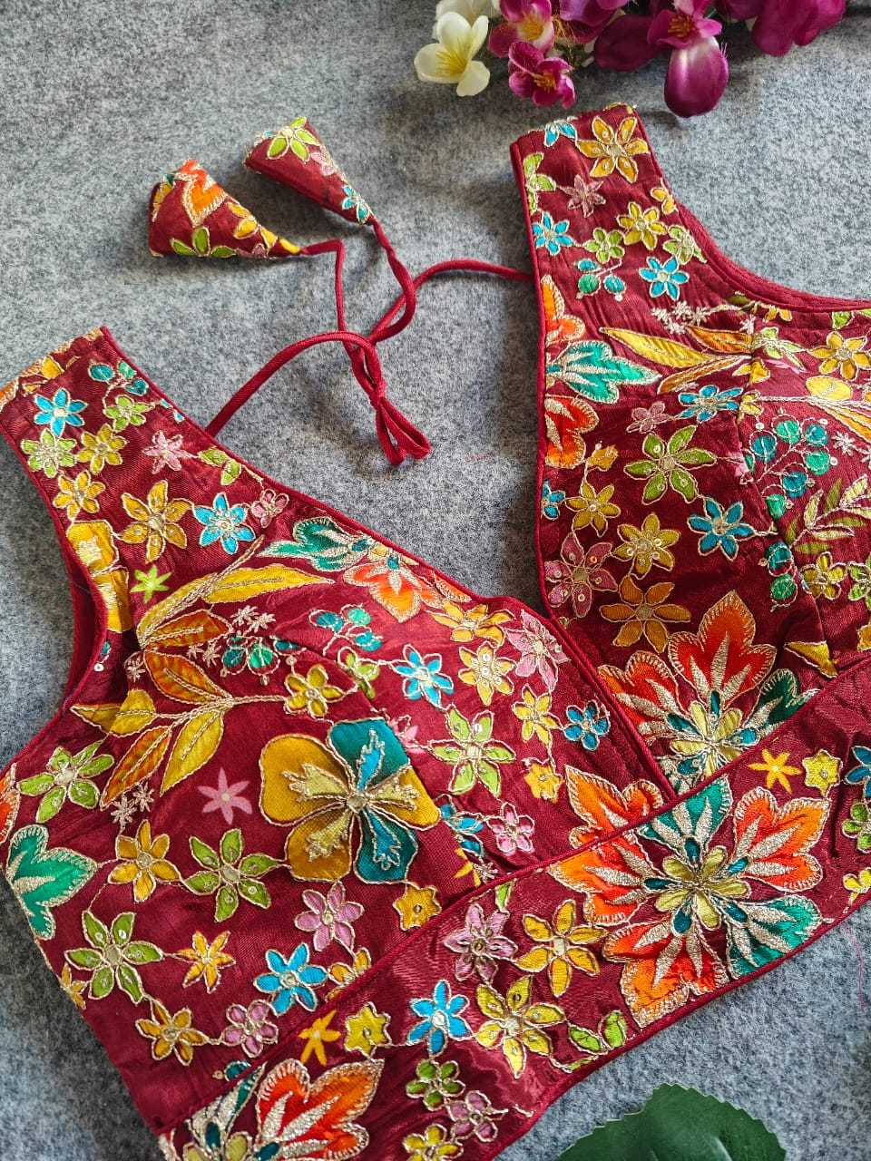 YNF Wholesale Cotton V-Neck Blouses  | Surat Manufacturer