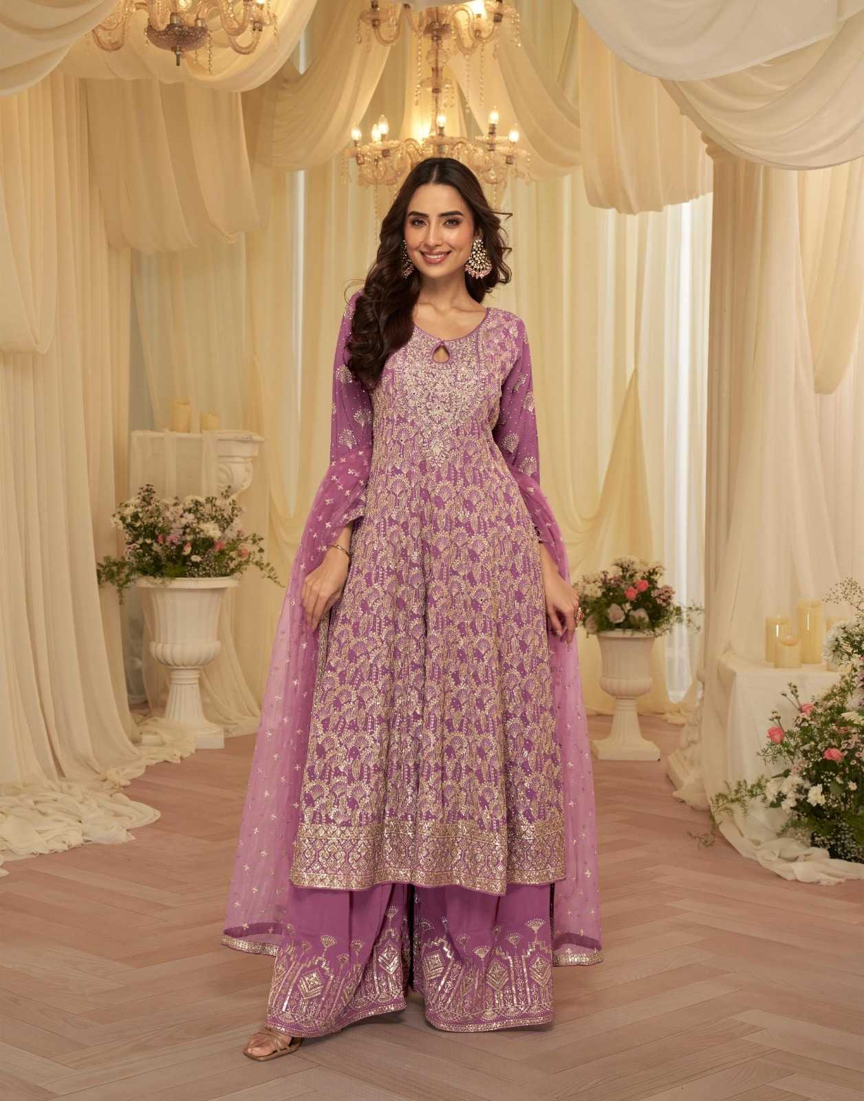 YNF Wholesale Georgette Embroidery Suits  | Surat Manufacturer