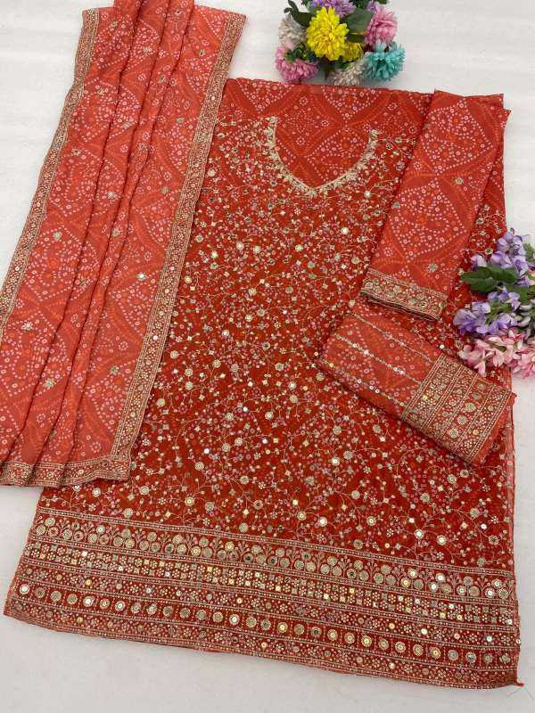 YNF Wholesale Faux Georgette Embroidery Suits  | Surat Manufacturer