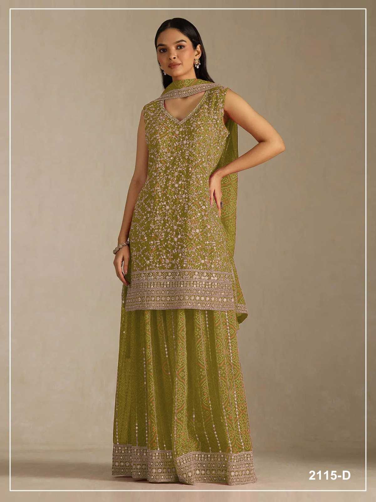 YNF Wholesale Faux Georgette Embroidery Suits  | Surat Manufacturer