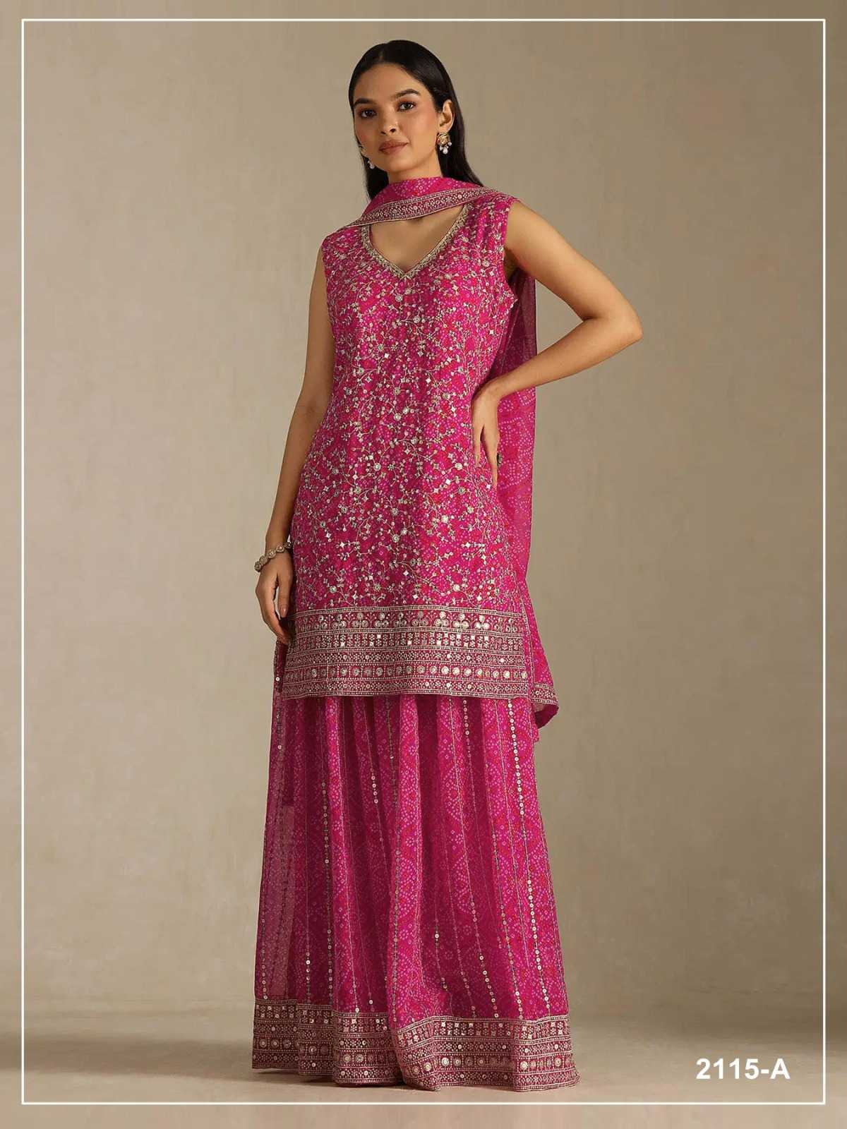 YNF Wholesale Faux Georgette Embroidery Suits  | Surat Manufacturer