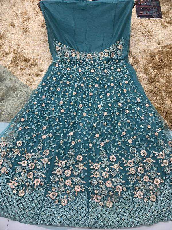 YNF Wholesale Heavy Silk Embroidery Gowns  | Surat Manufacturer