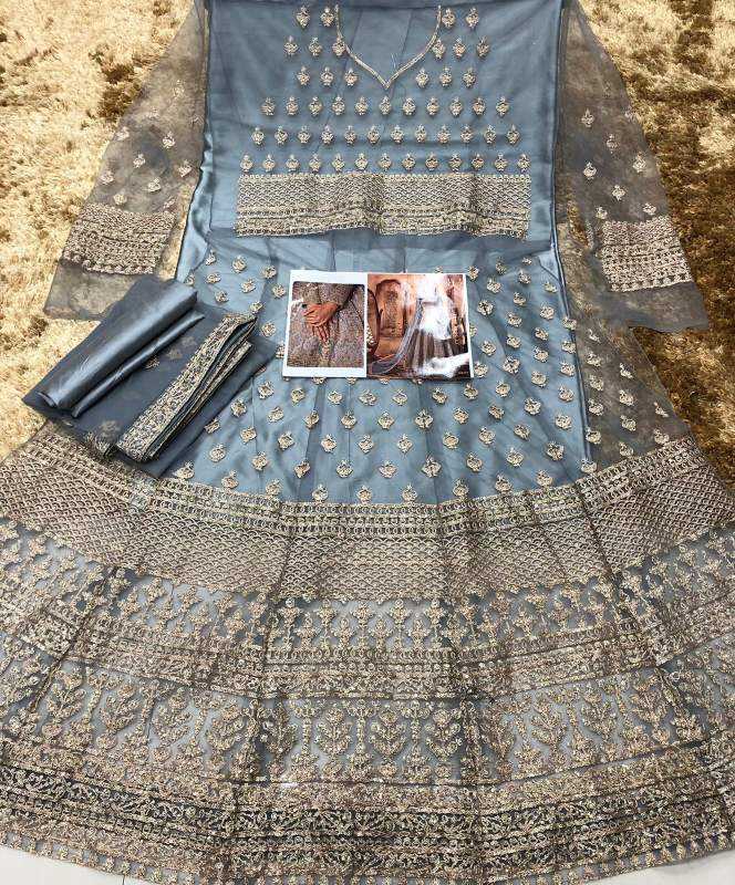 YNF Wholesale Net Embroidery Suits  | Surat Manufacturer